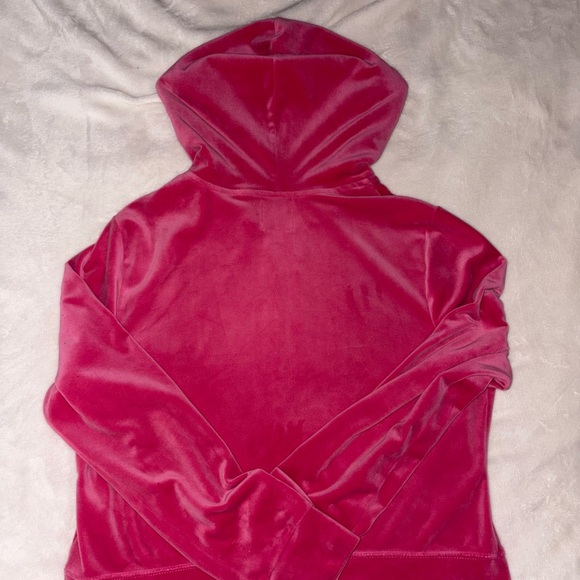 Juicy Couture Pink Velour Hoodie and Pants Set - Picture 3 of 8